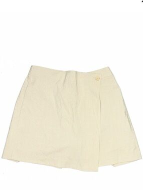 NWT Uniqlo Cream Mini Skort with Side Button